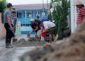 LDII Ilir Timur II dan Sungai Buah Kerja Bakti Pengecoran Jalan Swadaya Masyarakat