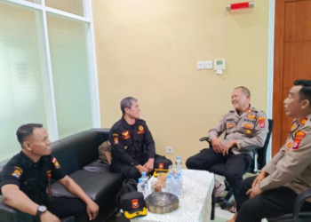 Pererat Silaturahmi, Senkom Mitra Polri Audiensi Dengan Kasubdit Bhabinkamtibmas Polda Banten