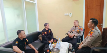 Pererat Silaturahmi, Senkom Mitra Polri Audiensi Dengan Kasubdit Bhabinkamtibmas Polda Banten