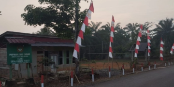 Semarak Bulan Kemerdekaan RI, LDII Bengkulu Pasang Bendera Merah Putih