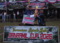 Dukung Kemajuan Olahraga, Ketua PC LDII Tugumulyo Hadiri Penyerahan Piala Danramil Cup