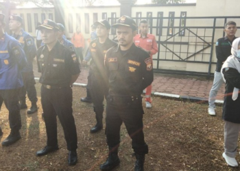 Senkom Mitra Polri Bersinergi Dengan Polres Serang Dalam Rangka Apel Kesiapsiagaan Potensi Bencana Musim Kemarau