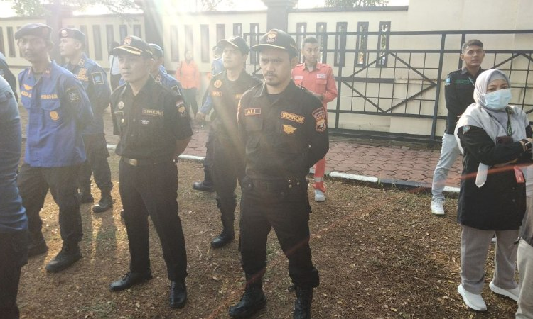 Senkom Mitra Polri Bersinergi Dengan Polres Serang Dalam Rangka Apel Kesiapsiagaan Potensi Bencana Musim Kemarau