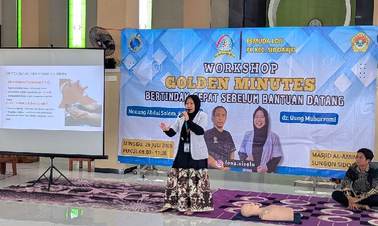 Pemuda LDII Gandeng RSI Sakinah Medika, Bekali Santri dan Pemuda Tanggap Darurat Medis