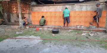 Sambut HUT ke-81 RI, PC LDII Penukal Utara Gelar Kerja Bakti dan Renovasi Masjid