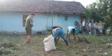 Peringati HUT Ke-81 RI, Warga LDII dan Warga Kramattemenggung Gelar Kerja Bakti