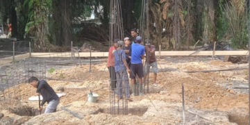 Warga LDII Marga Manunggal Jaya, Helat Kerja Bakti Bangun Masjid