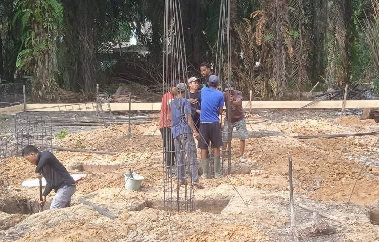 Warga LDII Marga Manunggal Jaya, Helat Kerja Bakti Bangun Masjid