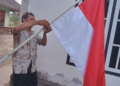 Peringati HUT RI, LDII Sukorejo Pasang Bendera Merah Putih