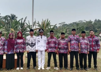 LDII Tonjong Gelar Upacara HUT RI di Yayasan Al-Manshurin