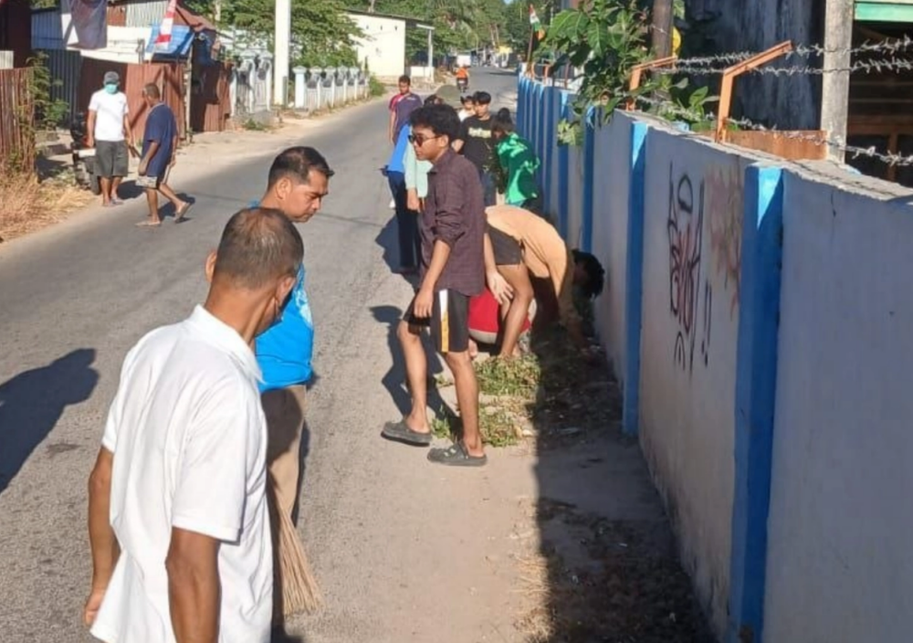 LDII Baubau Gelar Kerja Bakti Sambut HUT RI ke-81