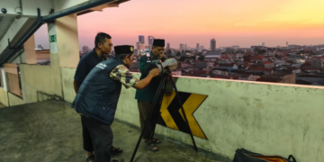LDII Surabaya Amati Hilal Rabiulawal 1448 H, Terhalang Kabut Tebal