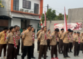 Semangat Bakti Masyarakat, Gudep Bumi Cisadane Gelar Kerja Bakti di Lingkungan Masjid