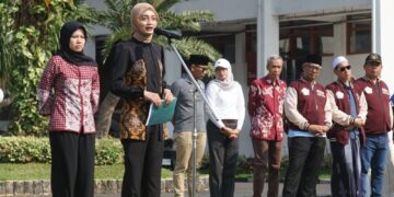 Wali Kota Kediri Lepas Kafilah Porsadin ke-7 Jatim, MDT Wali Barokah Optimistis Raih Prestasi