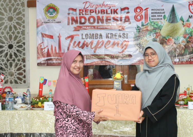 LDII Gambir Gelar Lomba Kreasi Tumpeng, Lestarikan Pangan Nusantara