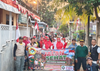 LDII Penambangan Gelar Jalan Sehat, Dorong Keluarga Bangun Budaya Hidup Sehat