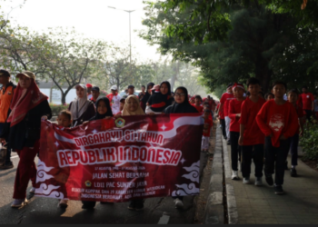 LDII Sunter Jaya Gelar Jalan Santai Kemerdekaan, Perkuat Persatuan Warga