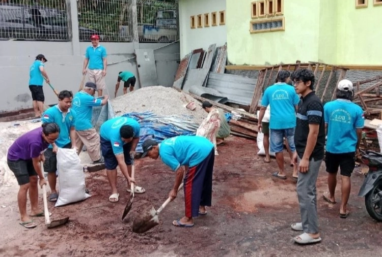 LDII Fakfak Gelar Kerja Bakti, Tingkatkan Gotong Royong dan Kepedulian Lingkungan