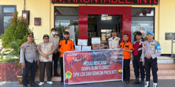LDII NTT Salurkan Bantuan Logistik Gempa Flores