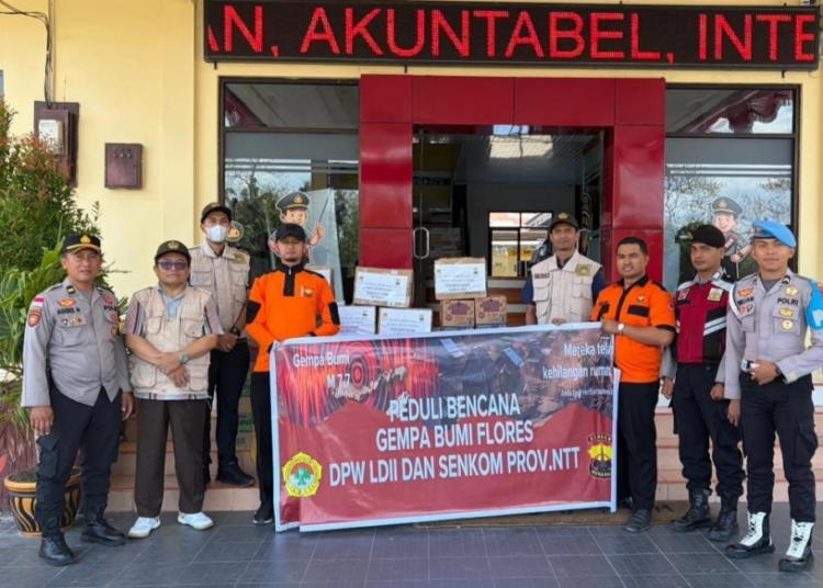 LDII NTT Salurkan Bantuan Logistik Gempa Flores