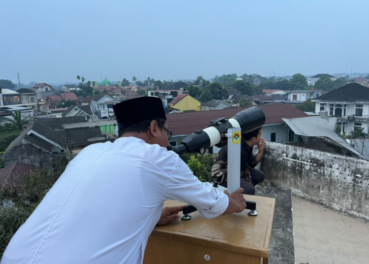 Tim Rukyatul Hilal LDII Jambi Pantau Hilal Rabiul Akhir 1448 H