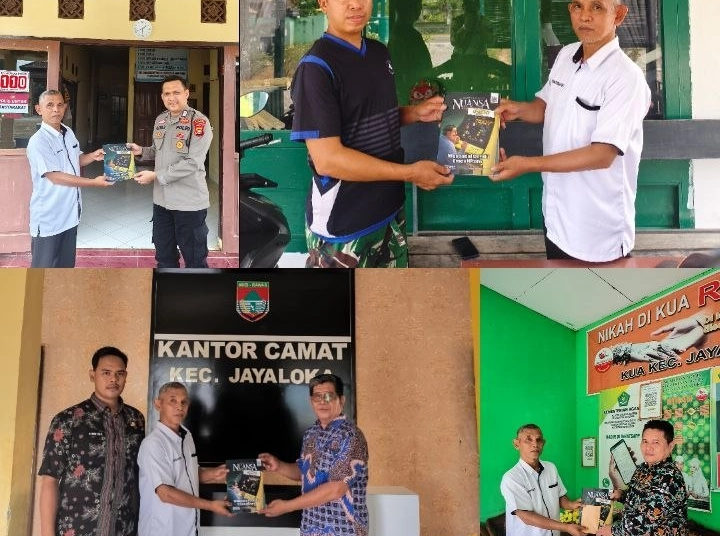 LDII Jayaloka Distribusikan Majalah Nuansa, Perkuat Komunikasi Lintas Instansi