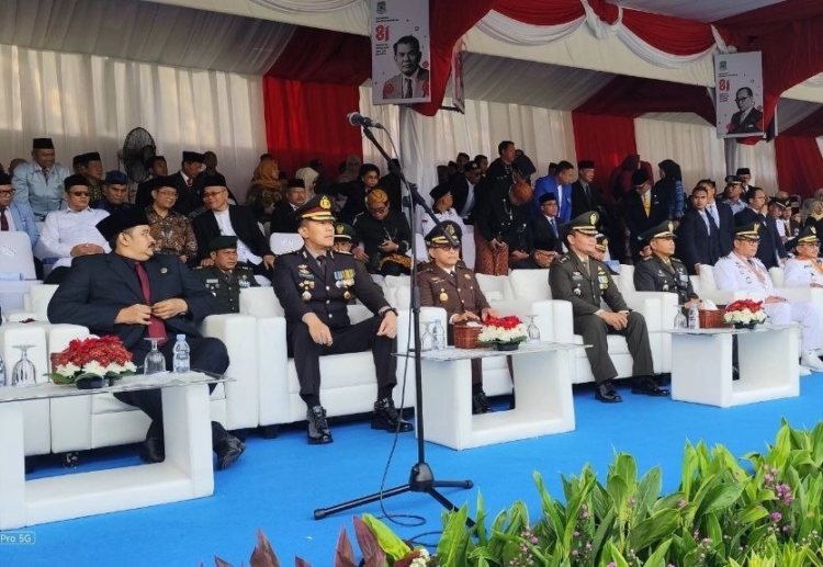 Senkom Tangerang Ikuti Upacara HUT ke-81 RI, Dukung Gotong Royong dalam Pembangunan