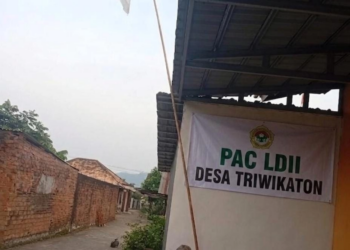 LDII Triwikaton Kibarkan Merah Putih Jelang HUT ke-81 RI