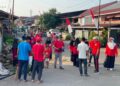 Sambut HUT RI, LDII Nuha dan Warga Desa Nikkel Gelar Kerja Bakti