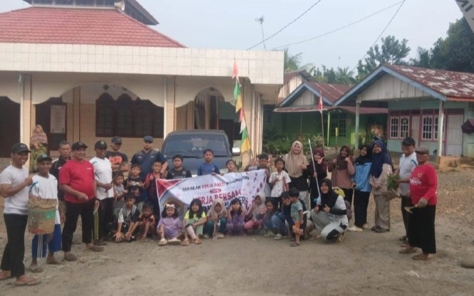 LDII Bengkulu Utara Gelar Kerja Bakti, Perkuat Gotong Royong Bersama TNI