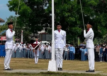 Generus LDII Sungai Bahar Ikuti Paskibra Kecamatan