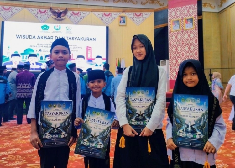 Empat Santri LDII Giriyoso Ikuti Wisuda Al-Qur’an Sumsel