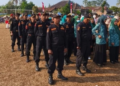 Senkom Tanggamus Hadiri Upacara HUT RI, Tekankan Kedisiplinan dan Kesiapsiagaan