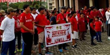 Perkuat Kemanusiaan, LDII Mimika Gelar Jalan Sehat dan Donor Darah
