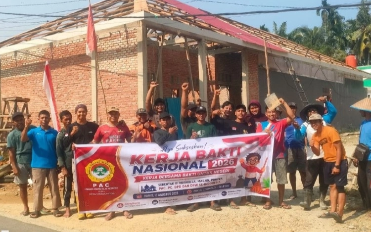 LDII Rokan Hulu Gelar Kerja Bakti, Dorong Semangat Gotong Royong