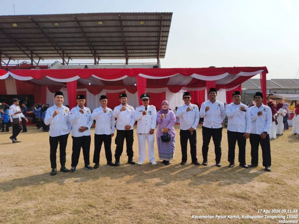 LDII Sindangsari Perkuat Sinergi dengan Pemerintah melalui Upacara HUT RI