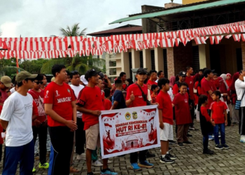 Perkuat Kemanusiaan, LDII Mimika Gelar Jalan Sehat dan Donor Darah
