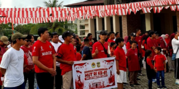 Perkuat Kemanusiaan, LDII Mimika Gelar Jalan Sehat dan Donor Darah
