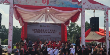 Peringati HUT RI, LDII Ikuti Upacara yang Diadakan Pemkab Luwu Timur