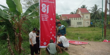 Libatkan Generasi Muda, LDII Nunukan Selatan Bergotong Royong dengan Warga