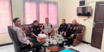 Senkom Abung Surakarta Audiensi dengan Kapolsek, Perkuat Kemitraan Kamtibmas