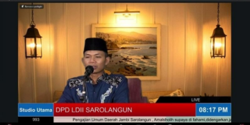 LDII Sarolangun Gelar Pengajian Hibrid, Ajak Warga Tingkatkan Syukur