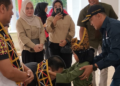 Pesilat Cilik Persinas ASAD Sambut Ketua IPSI Riau di Kejurkab Kuansing
