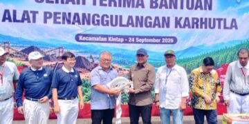 LDII Kintap Hadiri Penyerahan Alat Karhutla Bersama Bupati Tanah Laut