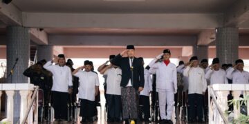 Momen Upacara HSN di Ponpes Wali Barokah Kota Kediri, Berikut Pesan untuk Santri
