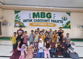 PAC LDII Pakatto Gelar Pembagian Makan Bergizi Gratis Cabe Rawit