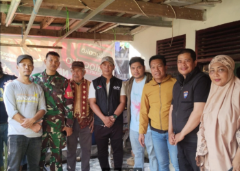 LDII Tamalate Bersama Tripilar Manuruki Kunjungi Korban Kebakaran Mannuruki