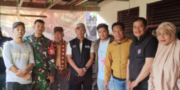 LDII Tamalate Bersama Tripilar Manuruki Kunjungi Korban Kebakaran Mannuruki