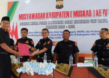 Perkuat Konsolidasi Internal, Senkom Mitra Polri OKU Timur Gelar Muswil