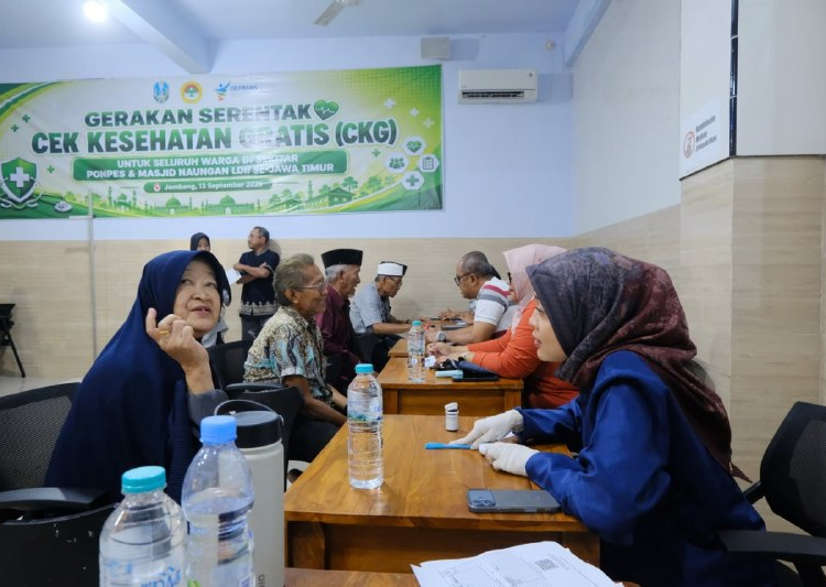 Cek Kesehatan Gratis LDII Jombang, 150 Warga Jalani Deteksi Dini
